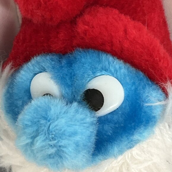 Vintage Smurfs Plush Lot Papa Cowboy Police Baby 1981–1983 Ganz Applause Peyo - Picture 5 of 16